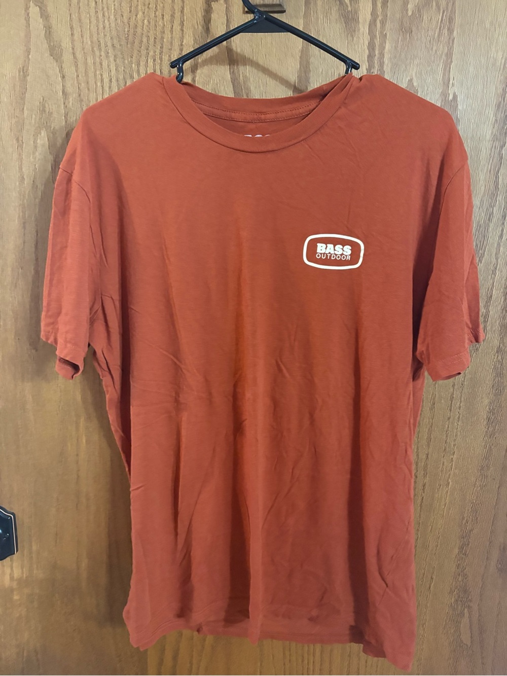 Bass Outdoor Men's Short Sleeve Tee - Rust Orange